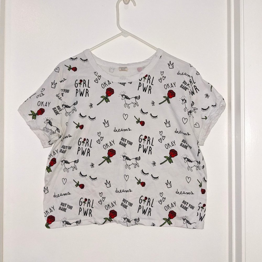 Darling Blue Unicorn Girl Power